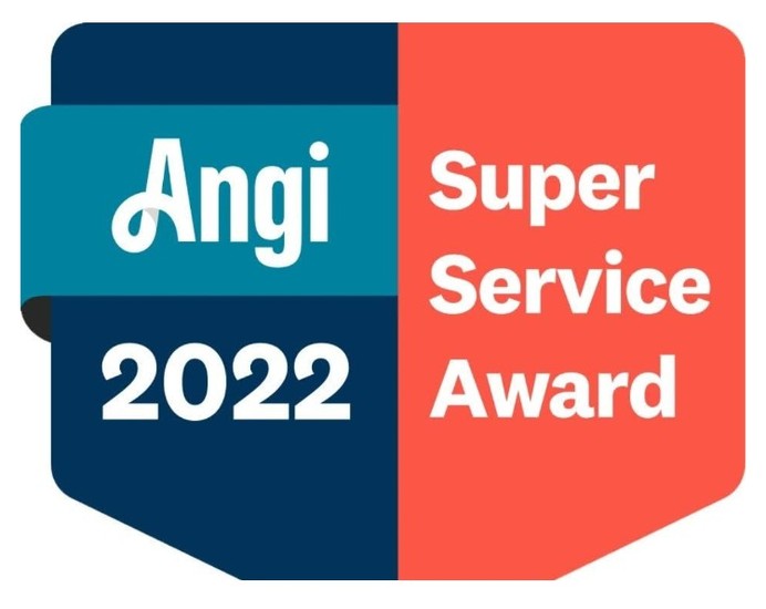 Angi 2022 Super Service Award badge